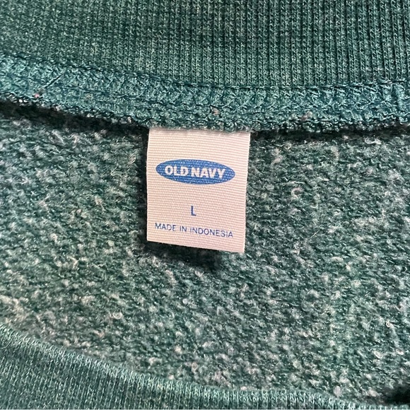 Women's Green Tunic Sweatshirt - Picture 2 of 3